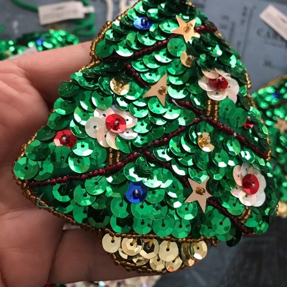 🎄Christmas🎄sparkly sequin beaded coin purses - Picture 2 of 3